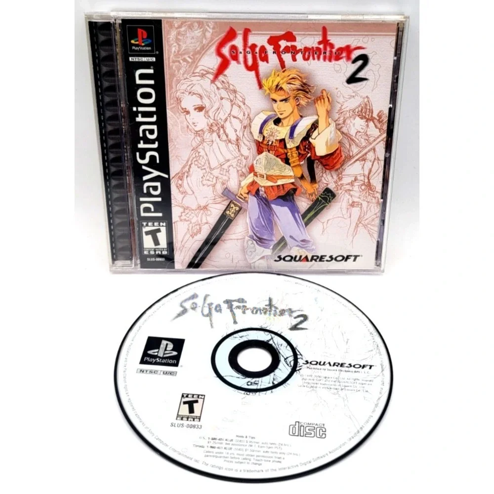 SAGA Frontier 2 (Sony PlayStation 1 PS1, 2000) CIB COMPLETE IN BOX